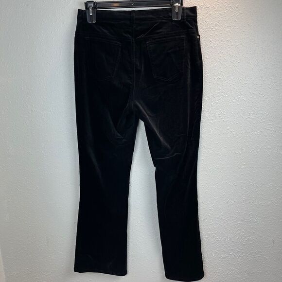 Jones New York Signature Black Velour Jeans EUC - Picture 7 of 8